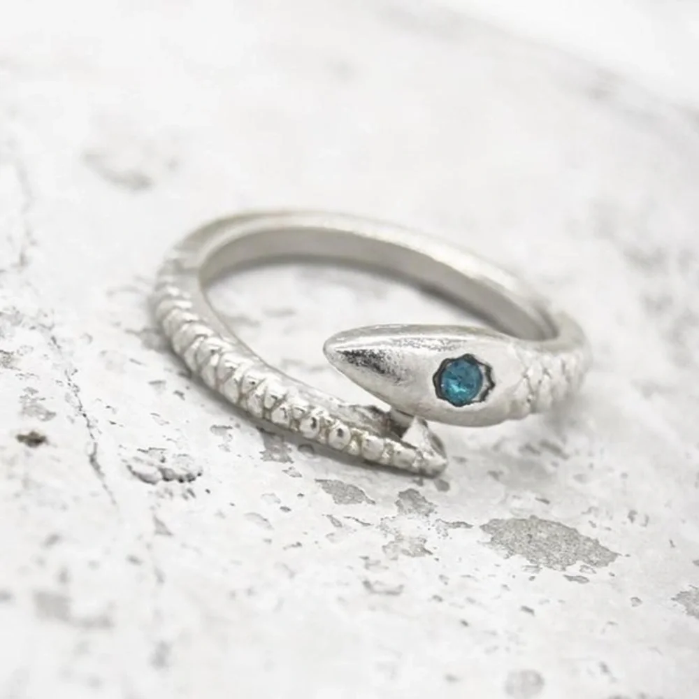 Silver Snake Ring